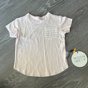 Moon + Beck Shirt Kids 0-3 Months Classic Tee Light Pink